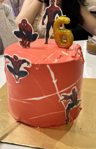 Spiderman Themed  Cake