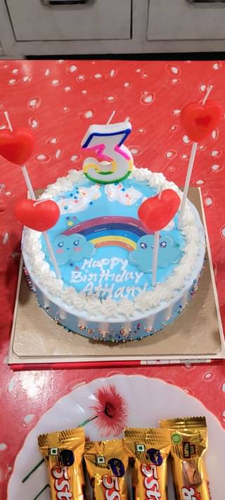 Rainbow Joy Cake