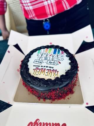 Good Bye Farewell Red Velvet Chocolate Cake