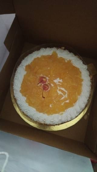 Whipped Cream Pineapple Cake