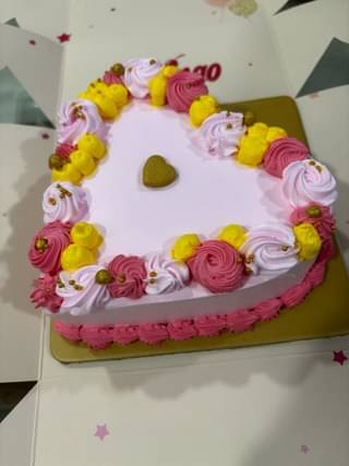 Romantic Heart Cake