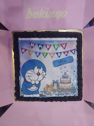Doraemon Poster Cake