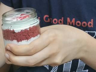Red Velvet Single Jar Cake
