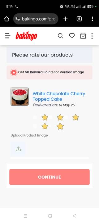 White Chocolate Cherry Topped Cake