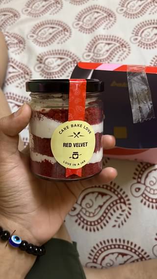 Red Velvet Single Jar Cake