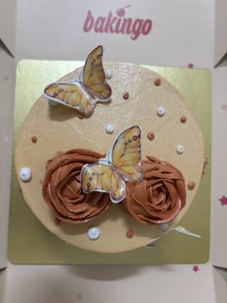 Rose N Butterfly Designer Cake