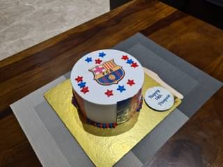 FC Barcelona Football Cake