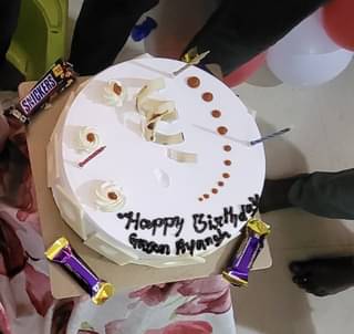 Delightful Butterscotch Birthday Cake