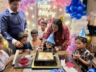 Square-Shaped Little Singham Poster Cake