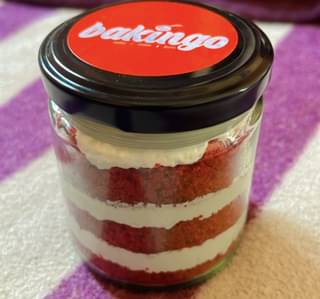 Red Velvet Single Jar Cake