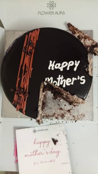 Mothers Day Glazed Chocolate Truffle Cake