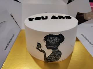 Ode in Words Mothers Day Cake