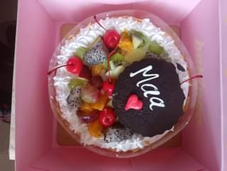 Tropical Fruit n Almond Cake