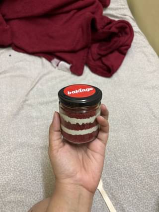 Red Velvet Single Jar Cake