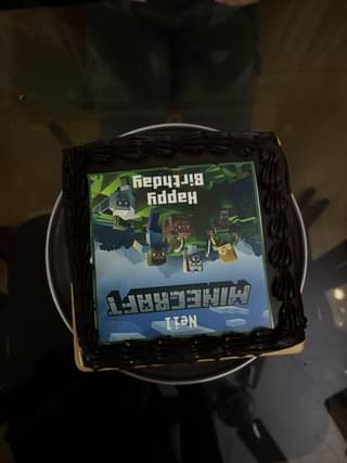 Epic Minecraft Birthday Cake