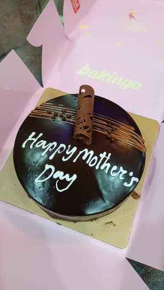 Mothers Day Glazed Chocolate Truffle Cake