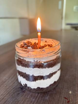 Choco Chip Single Jar Cake