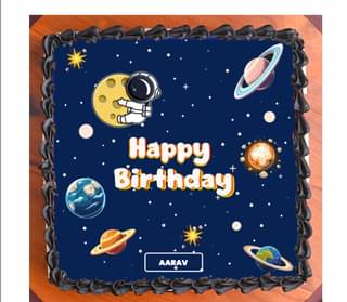 Space Theme Cake