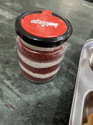 Red Velvet Single Jar Cake