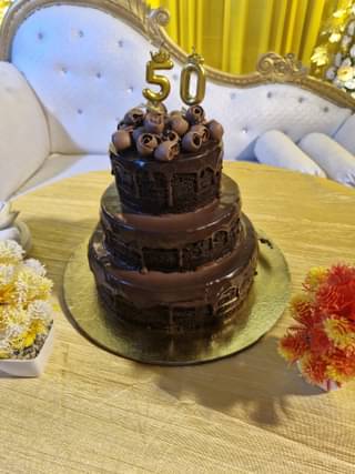 3 Tier Party Celebration Cream Cake