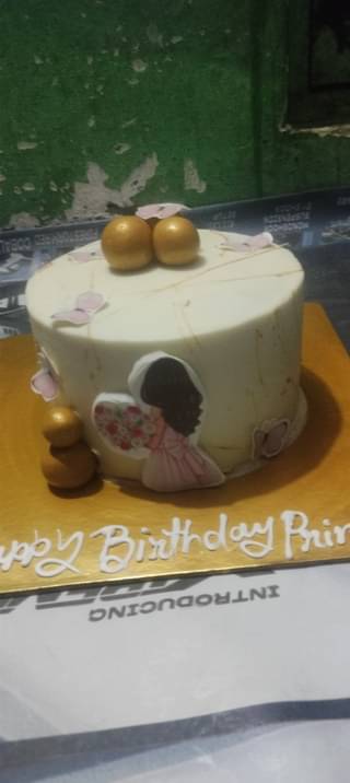 Pink Butterfly Cake