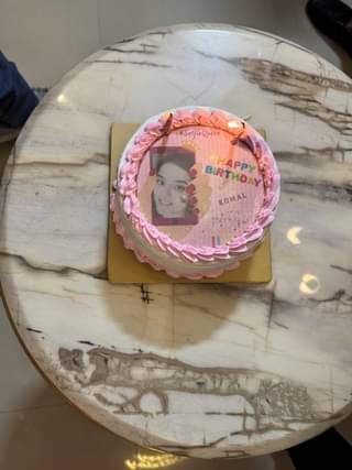 Birthday Photo Cake 3 Round Shape