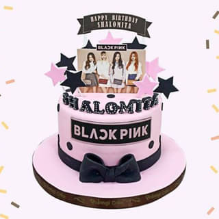 Order Blackpink Theme Birthday Cream Cake Online 