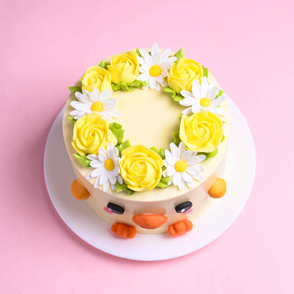 Blooming Duck Face Cake
