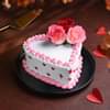 Blooming Hearts Valentine Cake