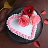 Blooming Hearts Valentine Cake