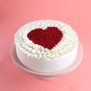 Valentine Blooming Velvet Cake 