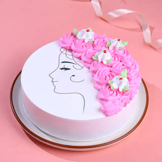 Floral Women's Cake Floral Women's Cake