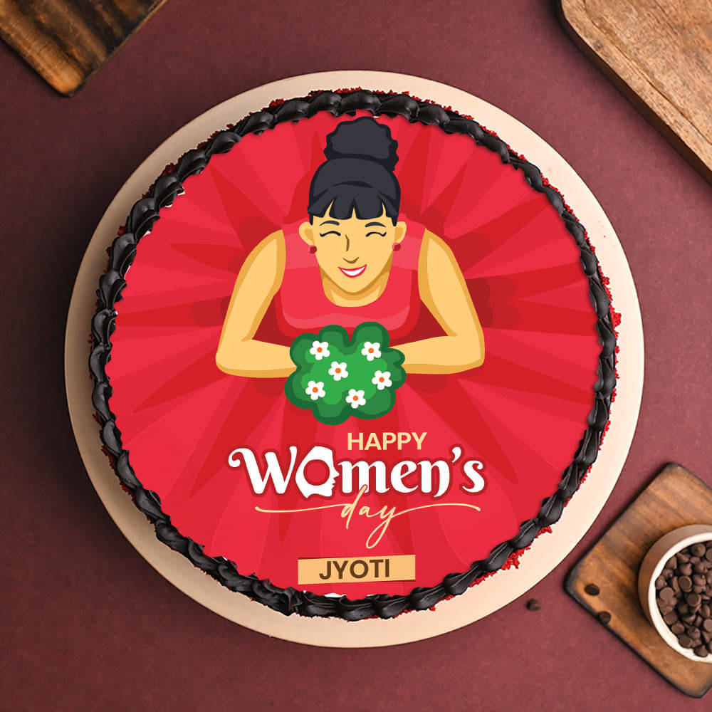 Blossoming Womens Day Cake