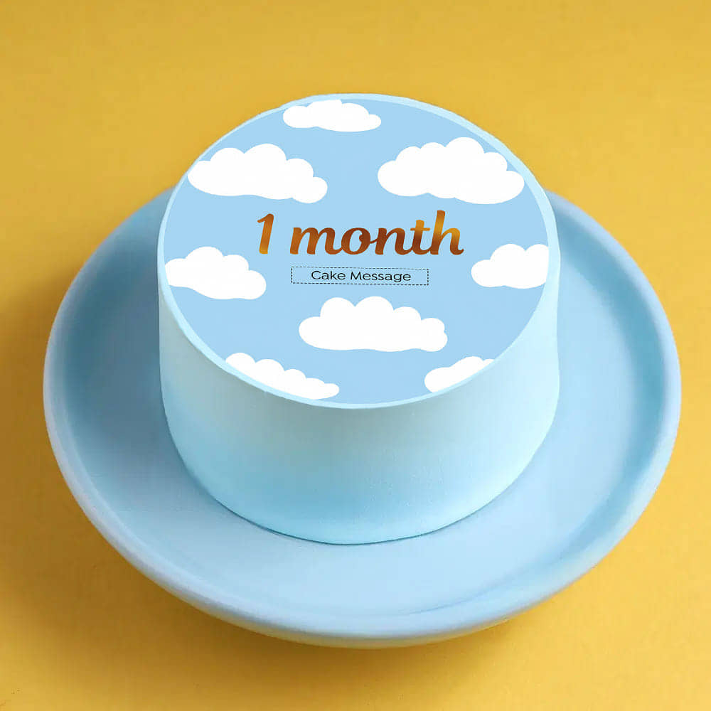 Blue Sky Bento Cake