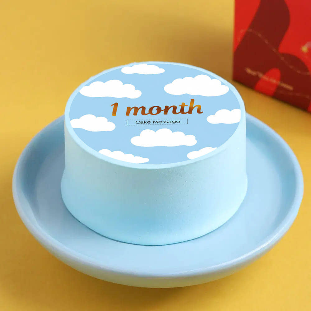 Blue Sky Bento Cake