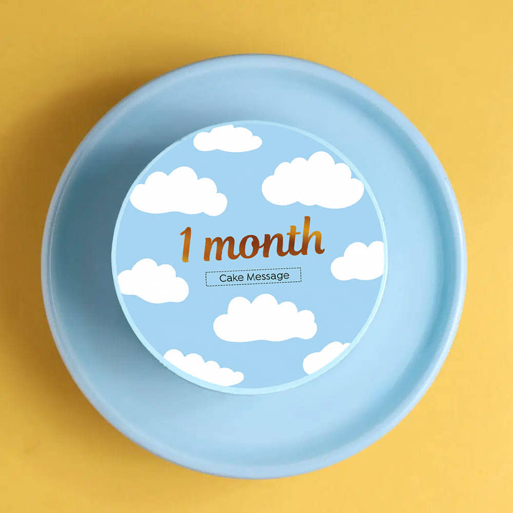 Blue Sky Bento Cake