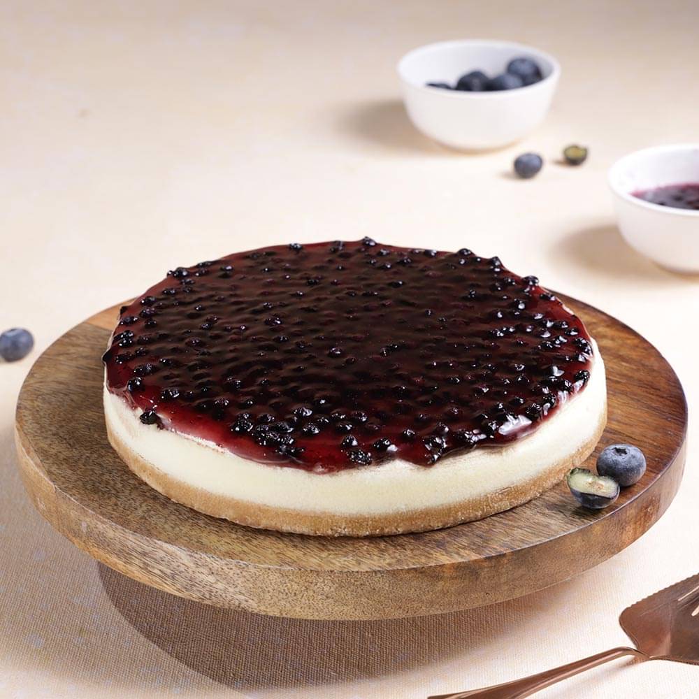 Blueberry Baked Cheesecake