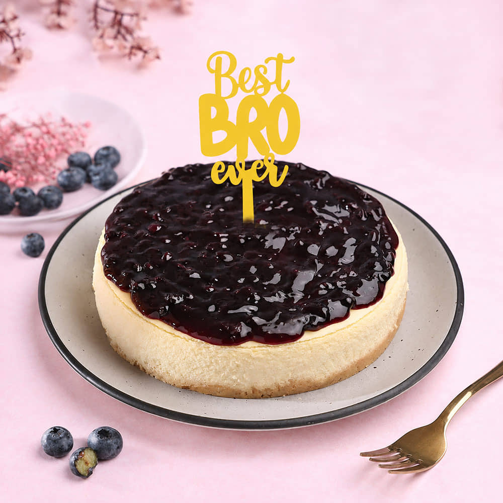 Blueberry Cheesecake For Brother