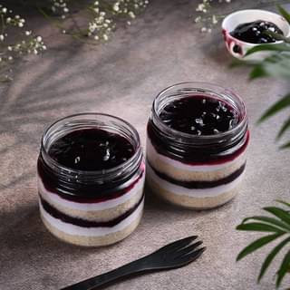 2 Blueberry Jar cakes