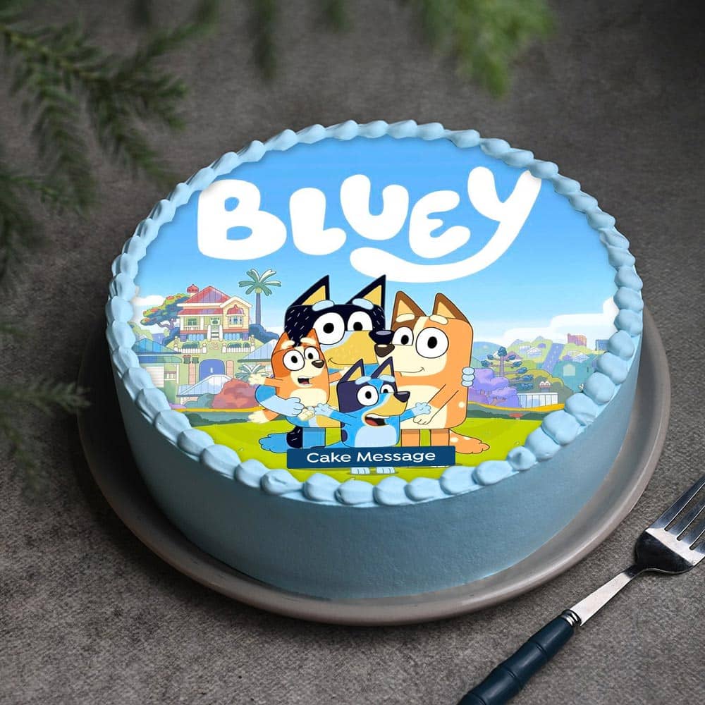Bluey N Family Cake