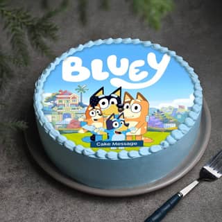 Bluey N Family Cake