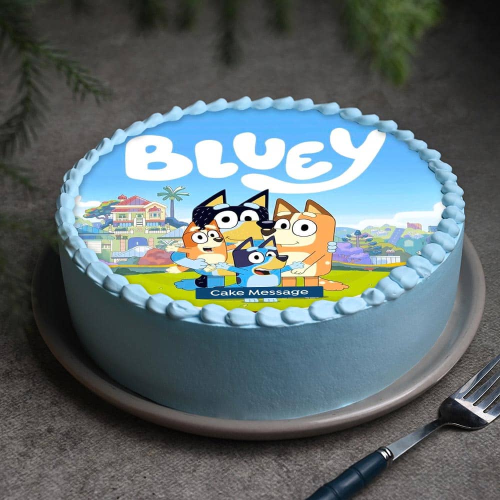 Bluey N Family Cake