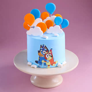 Bluey Paws Party Cake