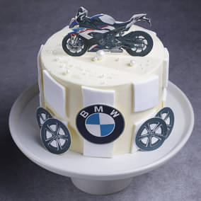 BMW Bike Theme Cake BMW Bike Theme Cake