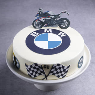 BMW Racing Theme Cake BMW Racing Theme Cake