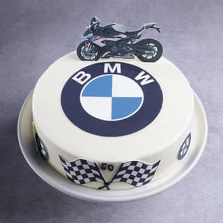 Top View of BMW Racing Theme Cake Top View of BMW Racing Theme Cake