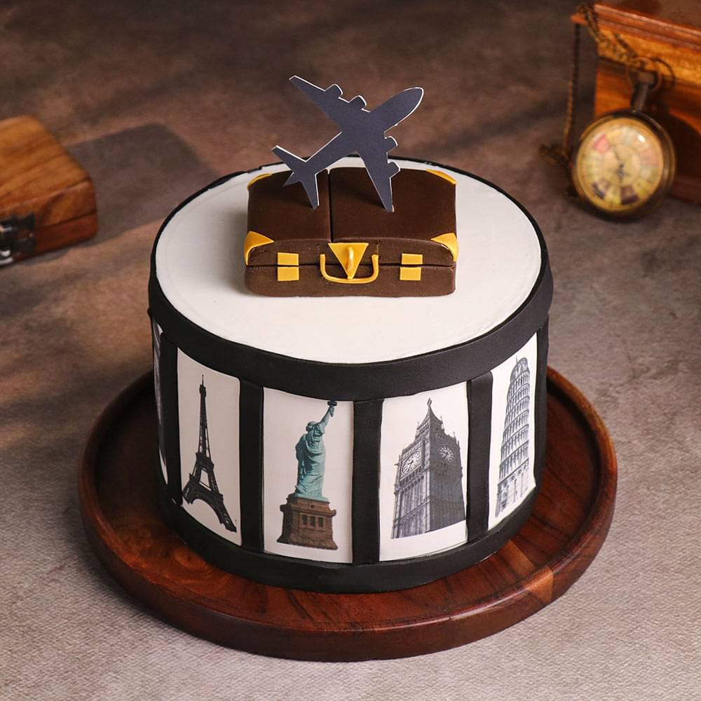 Bon Voyage Farewell Cake