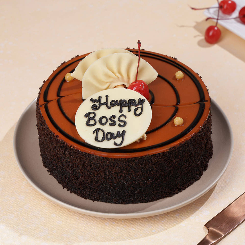 Boss Day Butterscotch Cake