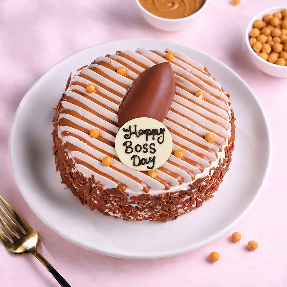 Boss Day Butterscotch Cake
