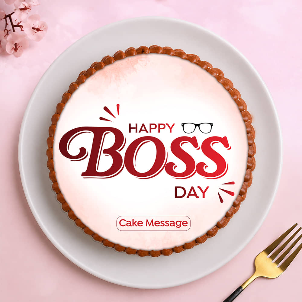 Boss Day Special Cake